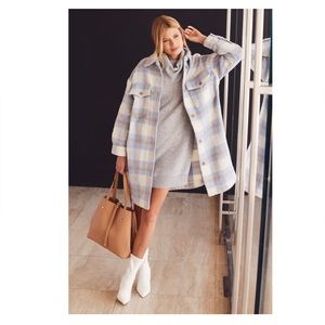 Lulu’s Tea Reader Light Grey Sweater Dress